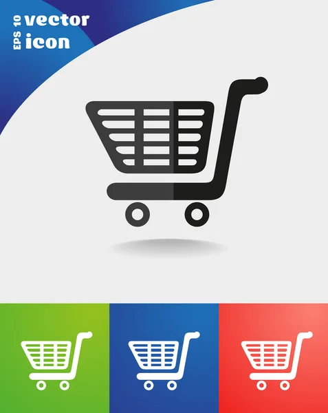 Shopping cart icon — Stock Vector