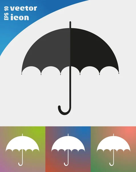 Icona web ombrello — Vettoriale Stock