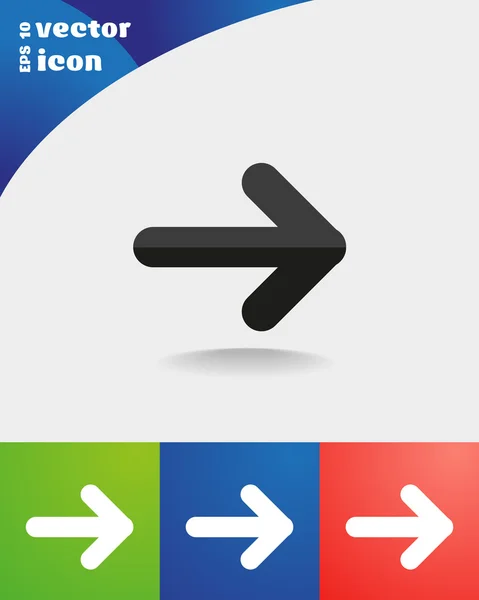 Icono web de flecha — Archivo Imágenes Vectoriales