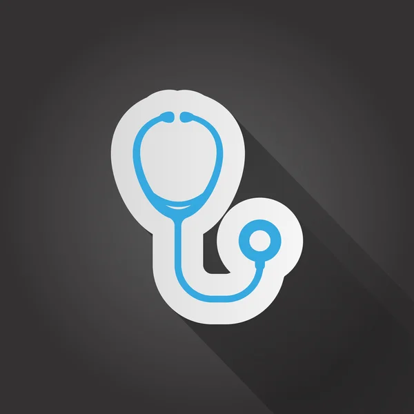 Stethoscope web icon — Stock Vector