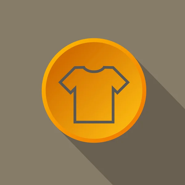 Icon clothes, orange — Stock Vector