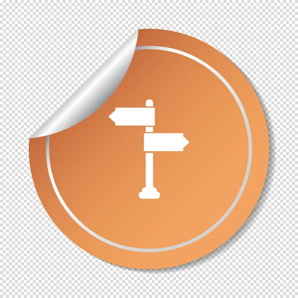 Signpost icono web — Archivo Imágenes Vectoriales