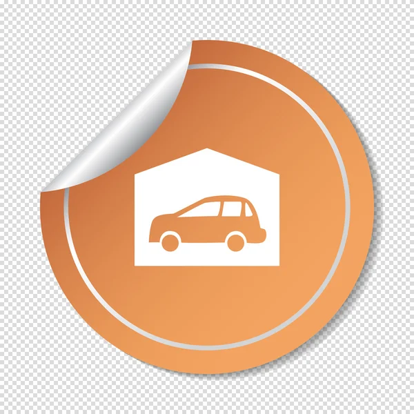 Car icon isolated — Stock Vector