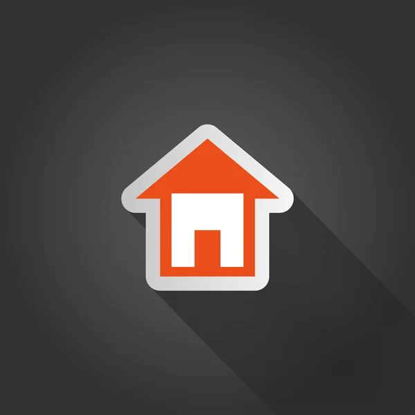 Huis web pictogram — Stockvector