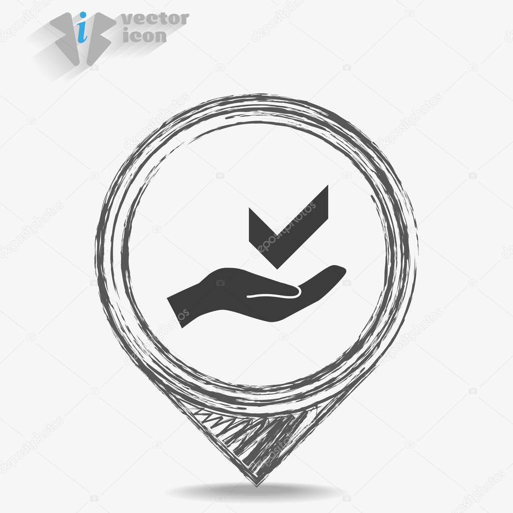 Check mark web icon