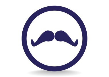 Retro bıyık web simgesi