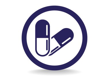 tıbbi hap işareti simgesi