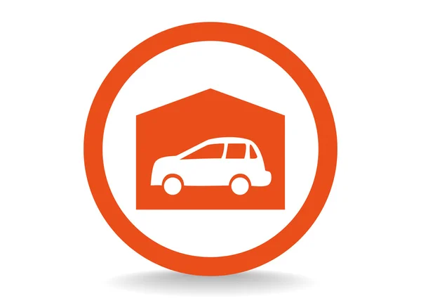 Auto pictogram geïsoleerd — Stockvector