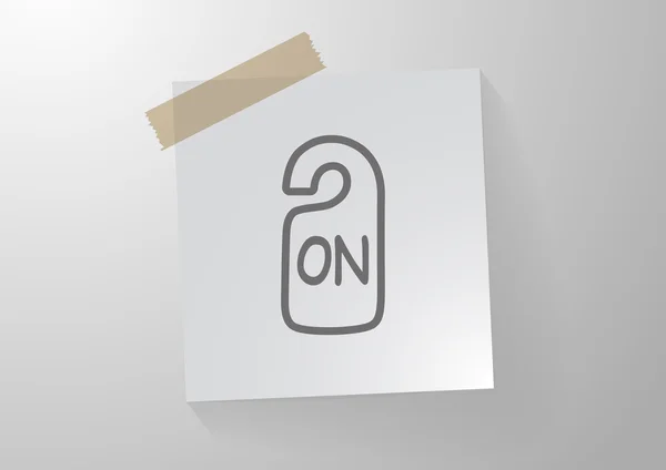 Iniciar sesión icono web . — Vector de stock