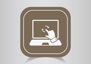 dokunmatik işlemi, web simgesi.