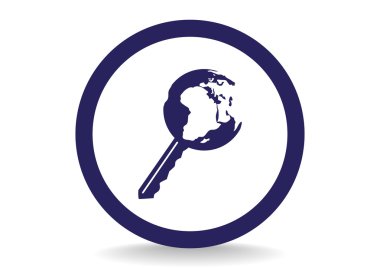 Küre anahtar simgesi