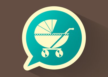 bebek arabası simgesi