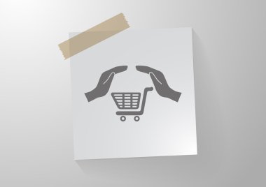 Alışveriş arabası simgesi