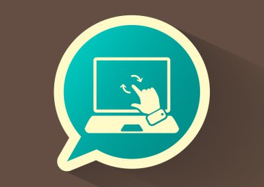 dokunmatik işlemi, web simgesi.