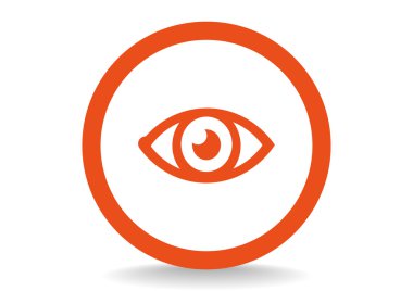 Göz düğme simgesi