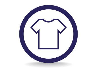 basit t-shirt simgesi