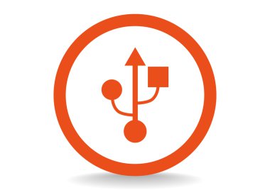 Bağlantı noktası usb, web simgesi.