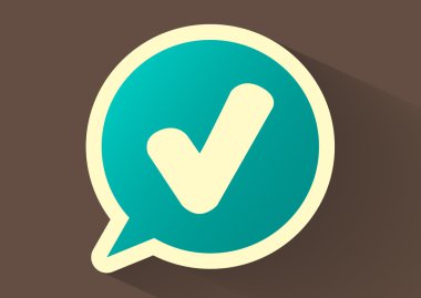 onay işareti web simgesi