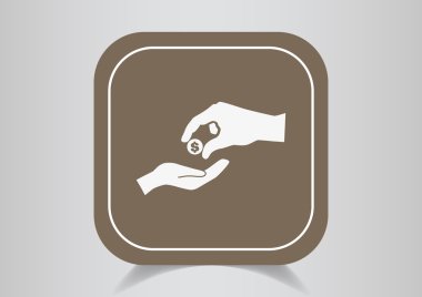 sadaka, web simgesi vermek