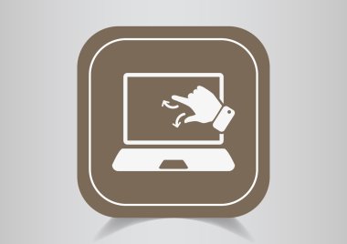 dokunmatik işlemi, web simgesi.