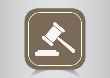 Law web icon clipart