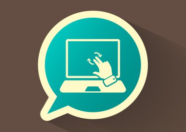 dokunmatik işlemi, web simgesi.