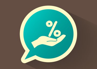 el web simgesi üzerinde yüzde