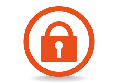 Bir kilit simgesinin illüstrasyonu