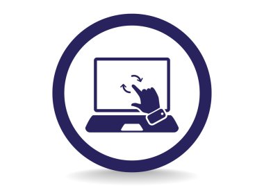 dokunmatik işlemi, web simgesi.