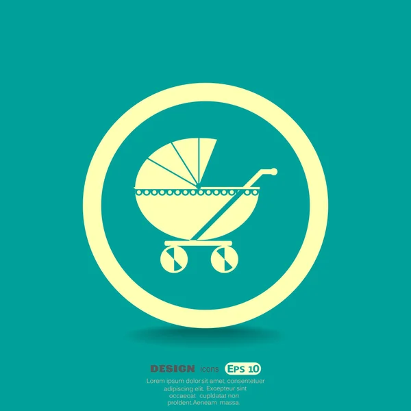 Childbirth web icon — Stock Vector