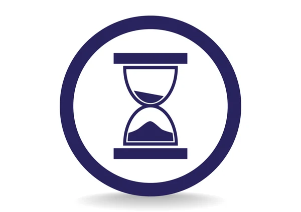 Reloj de arena icono web — Vector de stock