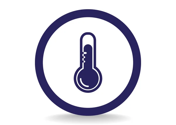 Icono web de temperatura — Vector de stock