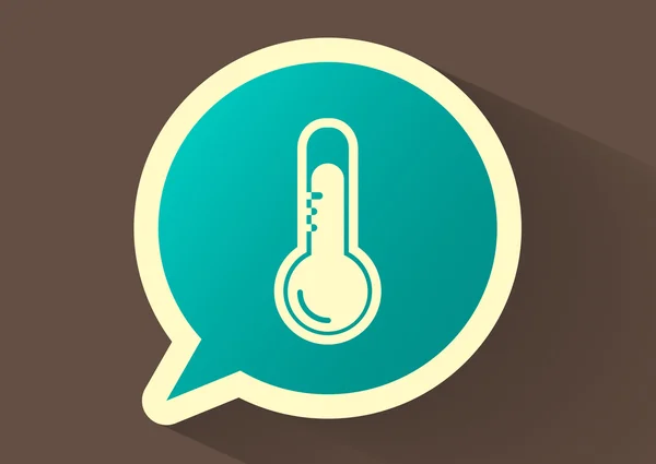 Temperature web icon — Stock Vector