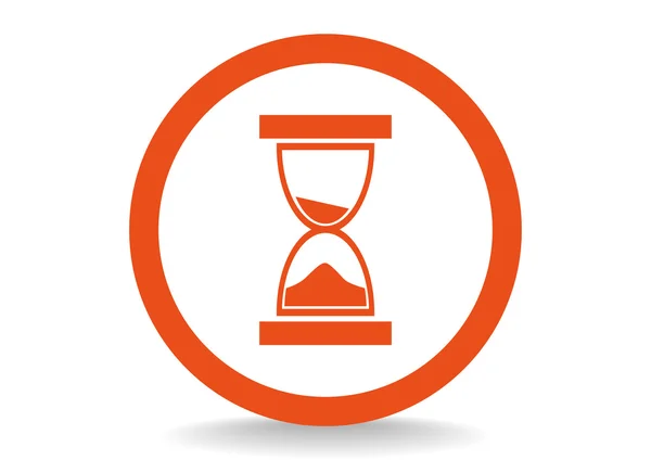 Reloj de arena icono web — Vector de stock