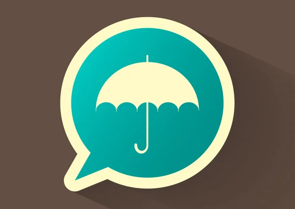 Umbrella web icon — Stock Vector