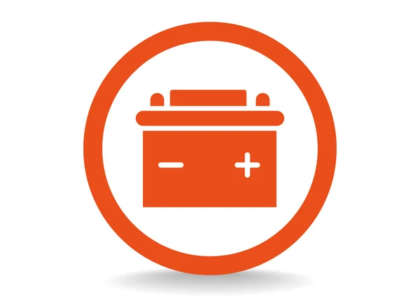 Auto batterijpictogram — Stockvector