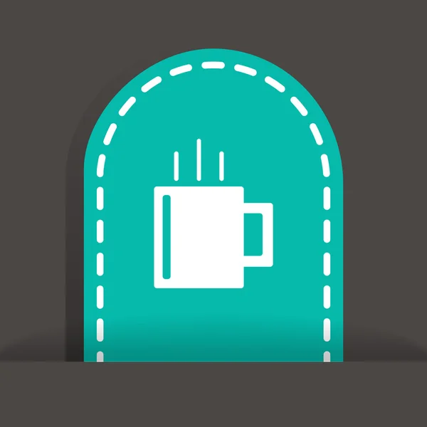 Filiżanka ikony kawy — Wektor stockowy