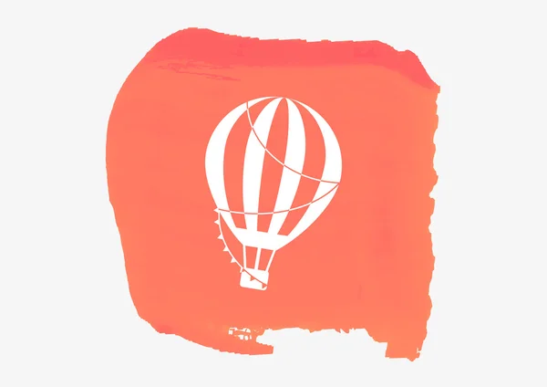 Ballong spindelväv ikonen. — Stock vektor