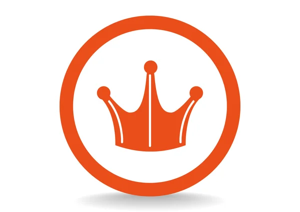 Ícone web de sinal VIP Crown — Vetor de Stock