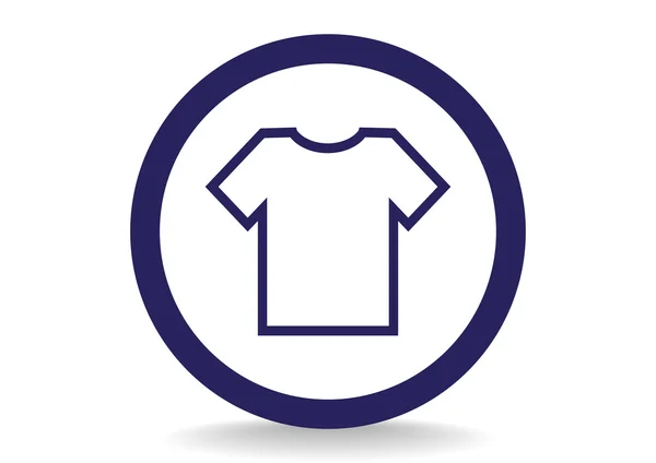 Eenvoudige t-shirt pictogram — Stockvector