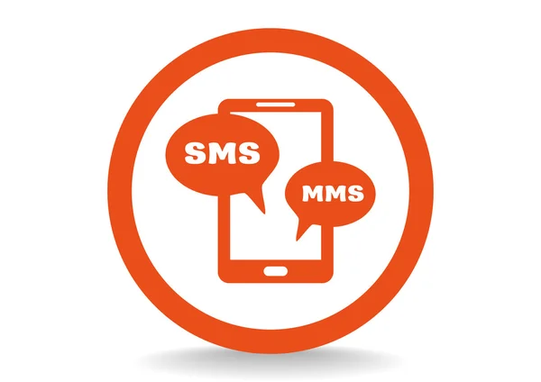 SMS na mobil web ikony — Stockový vektor