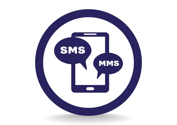 SMS na mobil — Stockový vektor