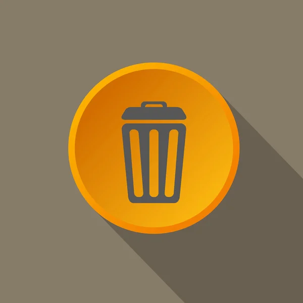 Basura puede icono web . — Vector de stock