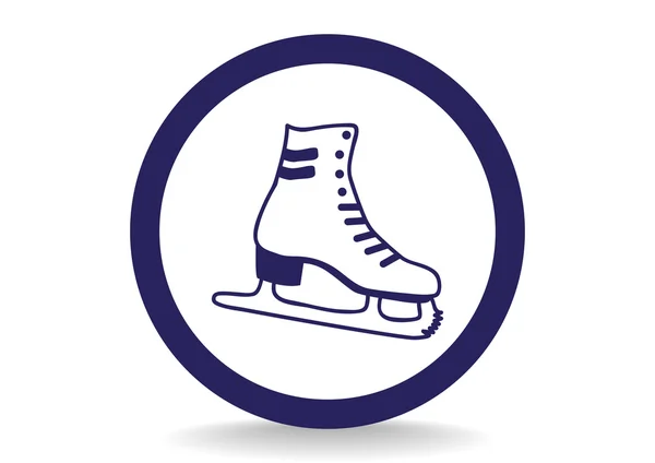 Patines icono web — Vector de stock