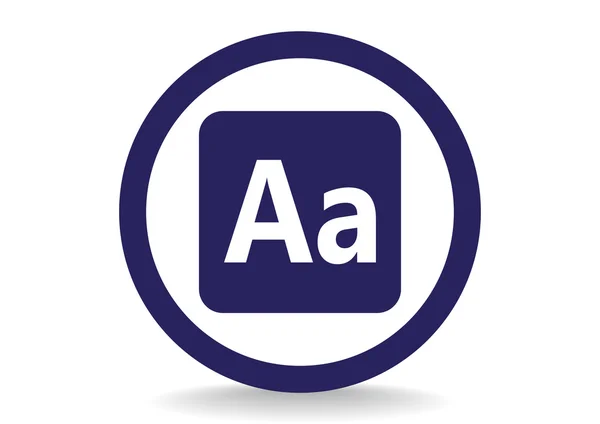Alfabeto icono web — Archivo Imágenes Vectoriales