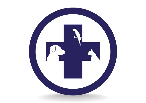 Икона ветеринарной помощи — стоковый вектор