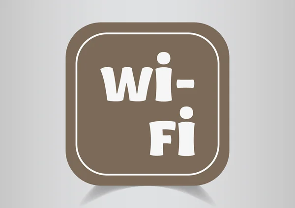 Wi-fi web pictogram — Stockvector