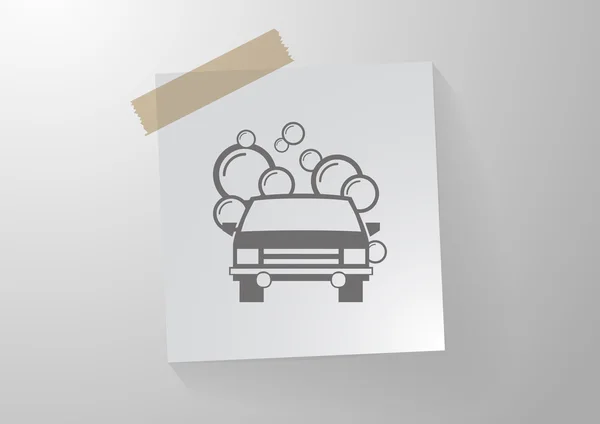 Icono web del coche — Archivo Imágenes Vectoriales