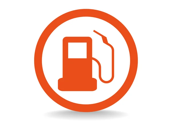 Autorefuelling web icon — Stock Vector