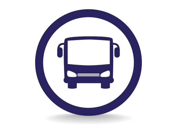 Автобус web значок — стоковий вектор